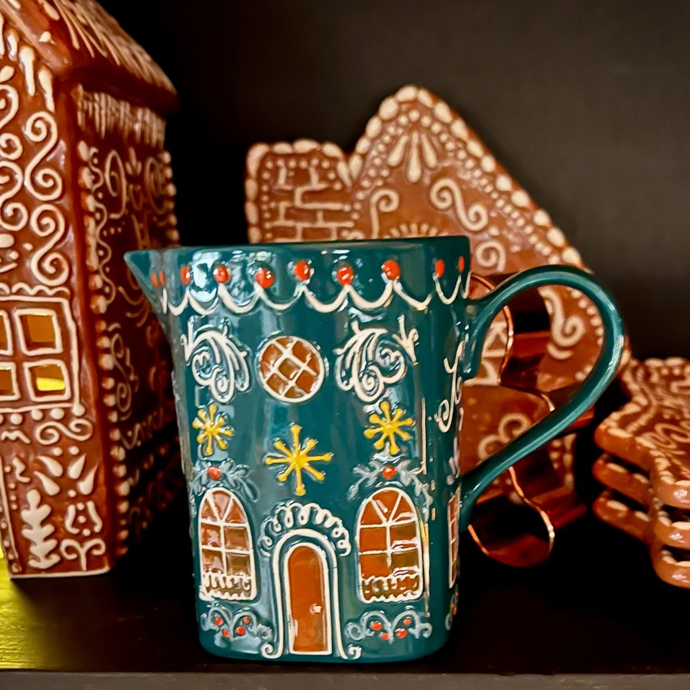 Anthropologie Ginger Ceramic Stoneware Creamer